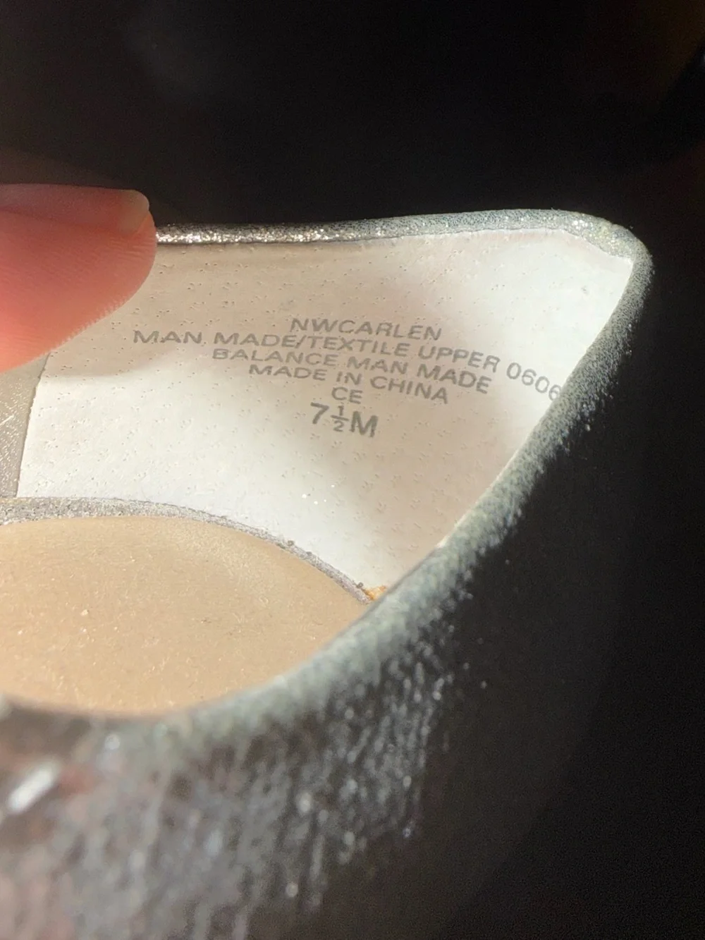 Nine West sleek silver